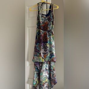 Multi colored high low dress